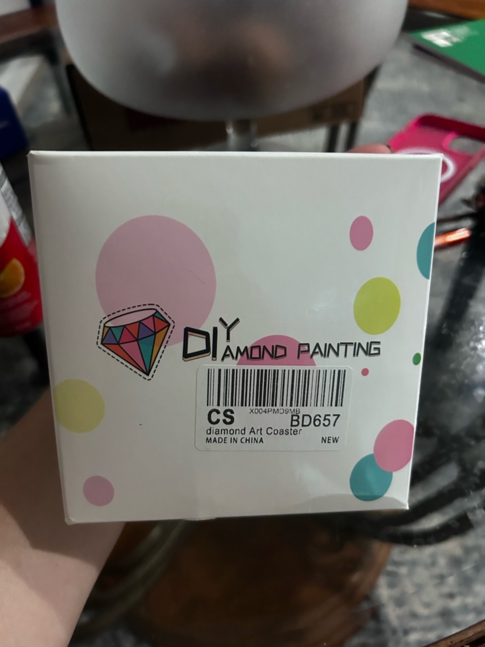 DIY Diamond Painting Art Coaster kit